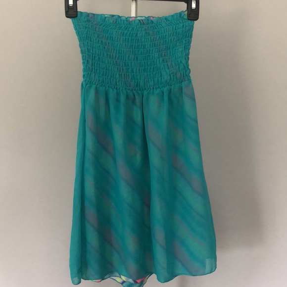 Ocean Pacific Smock Top Reversible Dress Size Medium - Picture 2 of 10